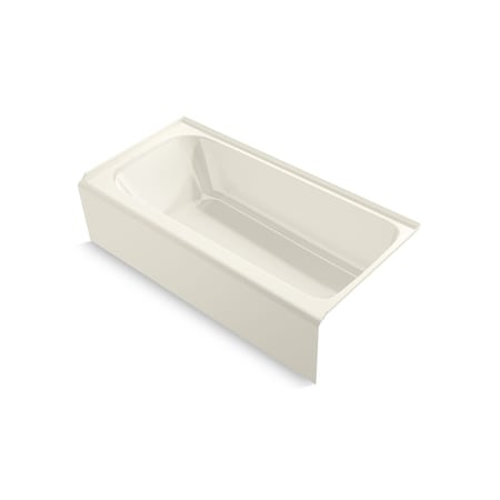 Kohler 72 in L, 36 in W, Biscuit, Acrylic 25834-RA-96